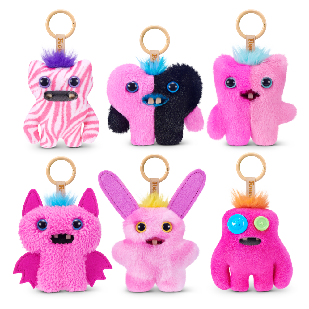 פאגלר מחזיקי מפתחות וורודים